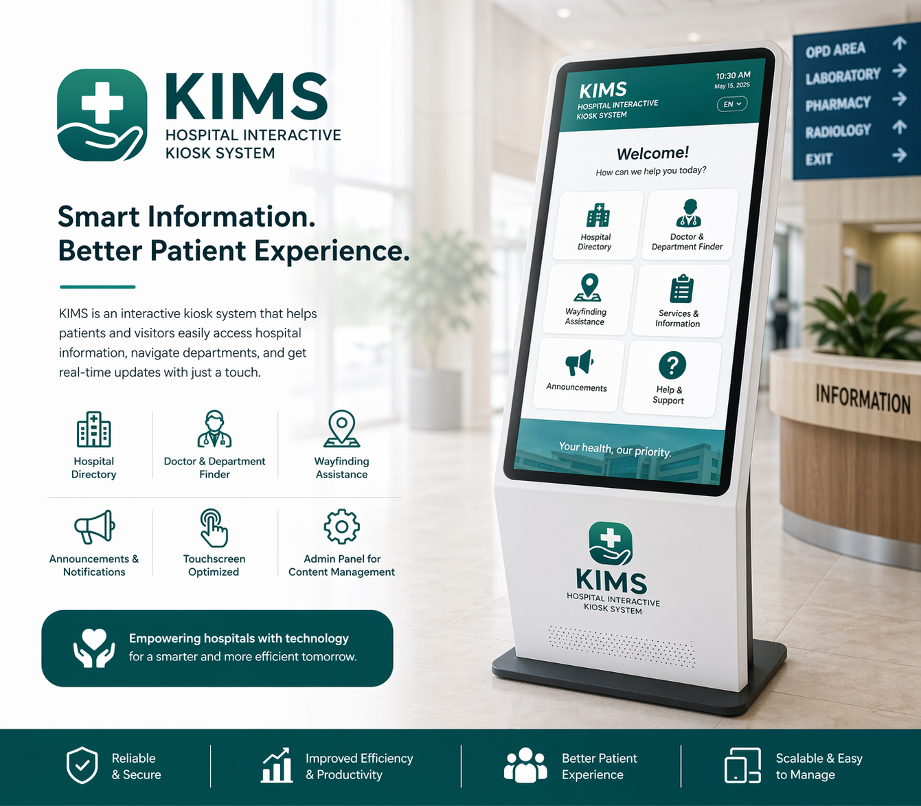 KIMS – Hospital Interactive Kiosk System